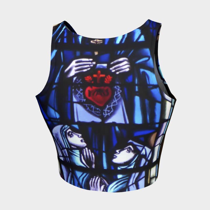Sacred Heart Crop Top for wholesale by De Vos
