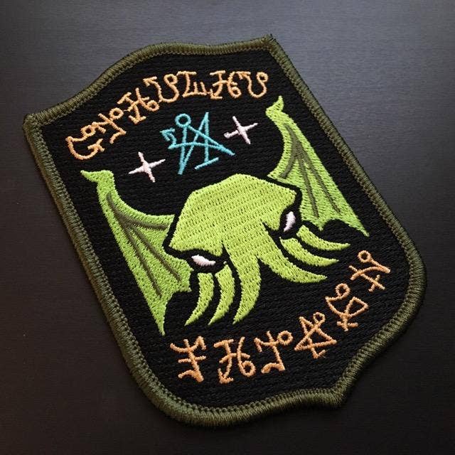 Monsterologist - Vente Écusson - Patch brodé Cthulhu Fhtagn1