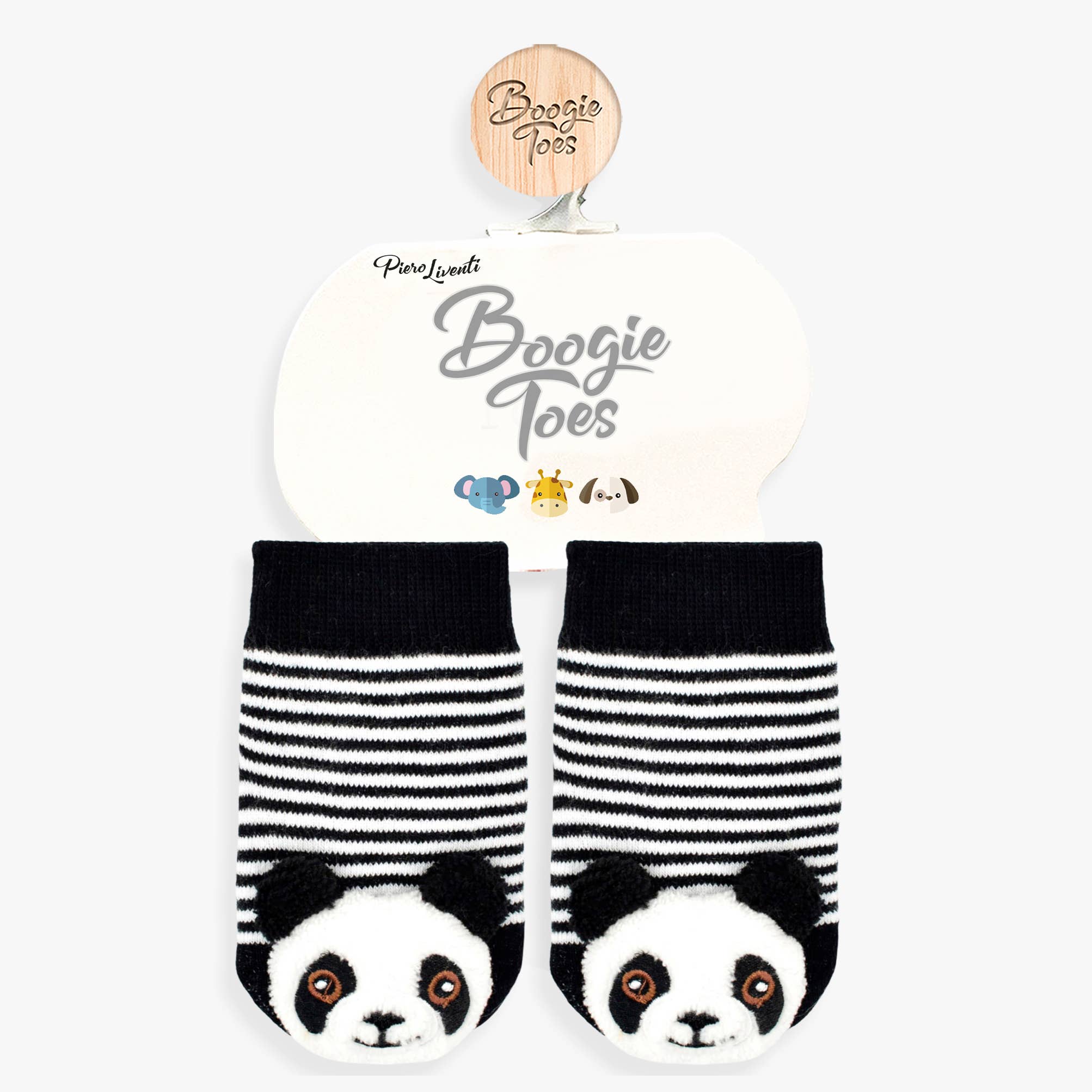 Boogie Toes - Vente Chaussettes – bébé - Chaussettes Hochet Panda Boogie Toes2