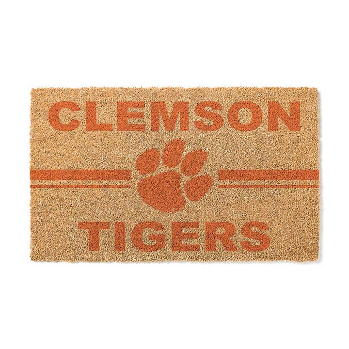 Coir Doormat Team Clemson Tigers for wholesale by KH Sports Fan