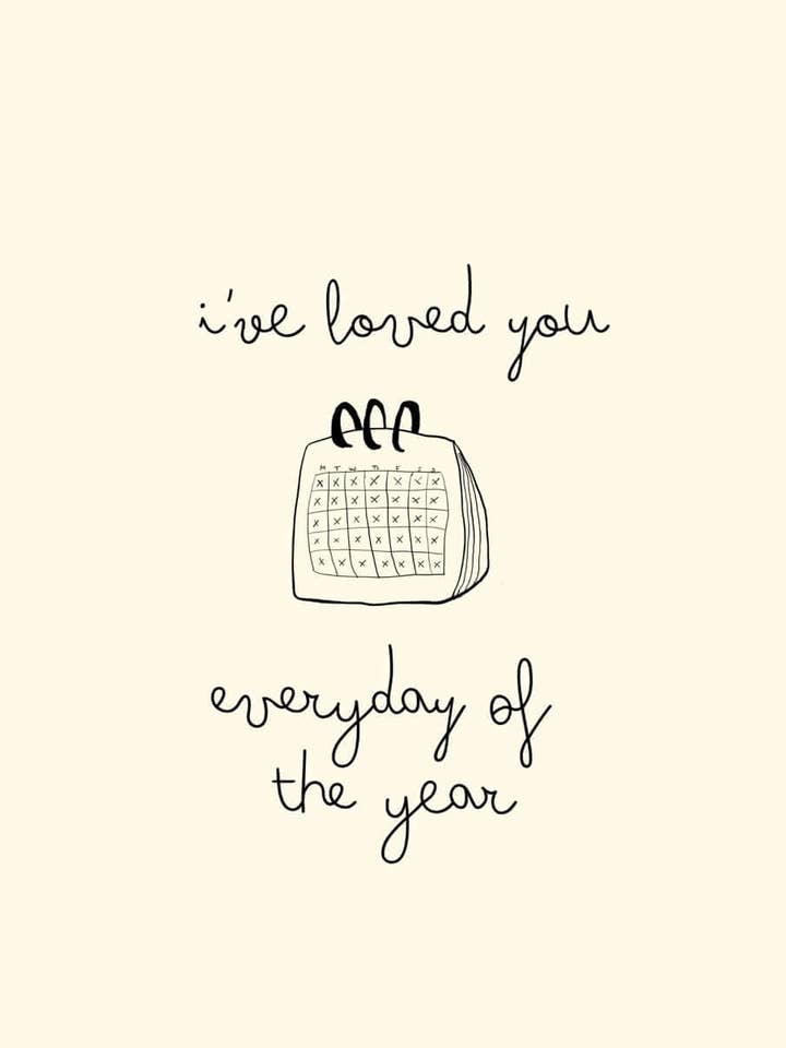 Biglietto "Ti ho amato ogni giorno dell'anno" per la vendita all'ingrosso da parte di Good Life Art Press