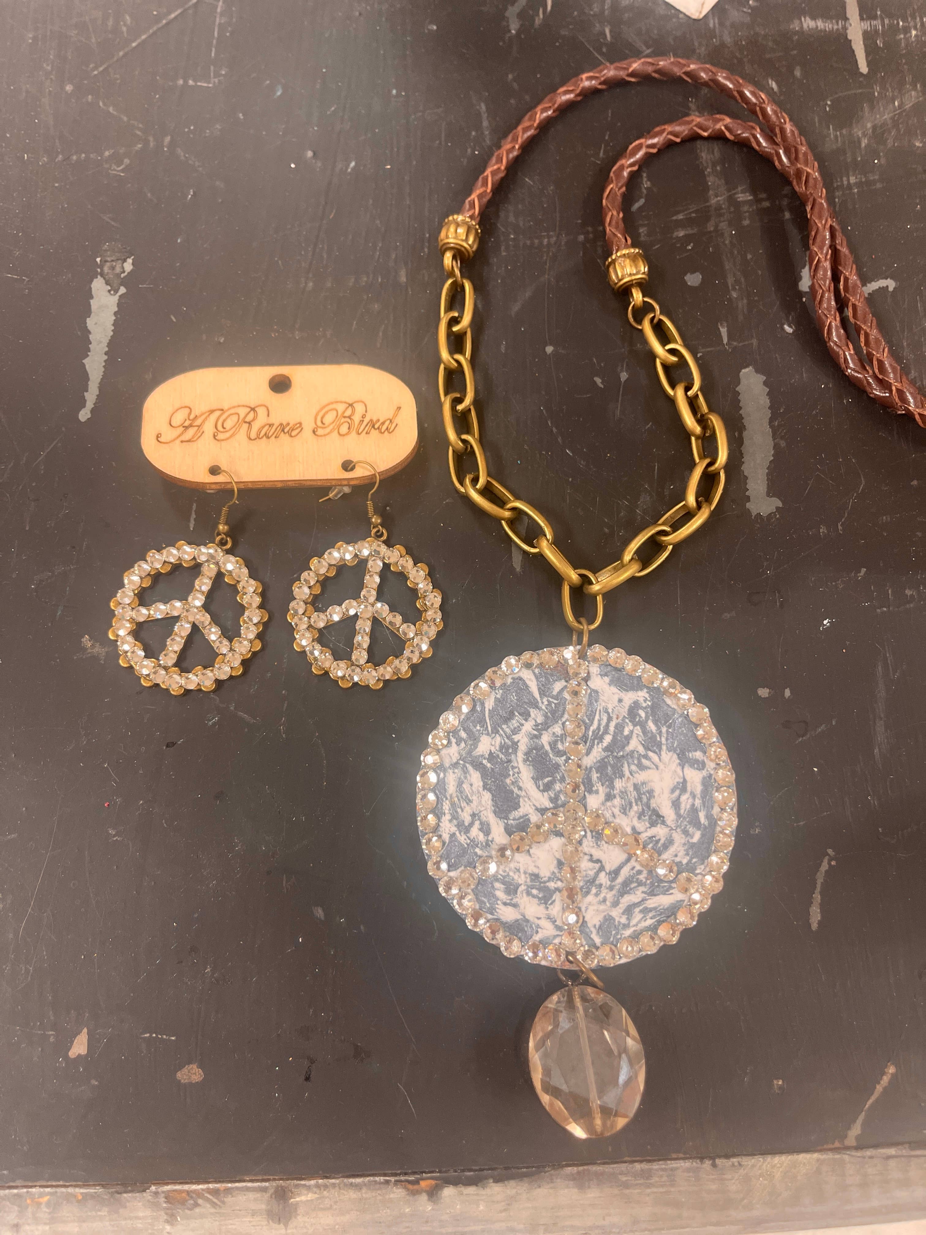 A Rare Bird Shop - Wholesale Dangle Earrings - Peace Out Earrings3