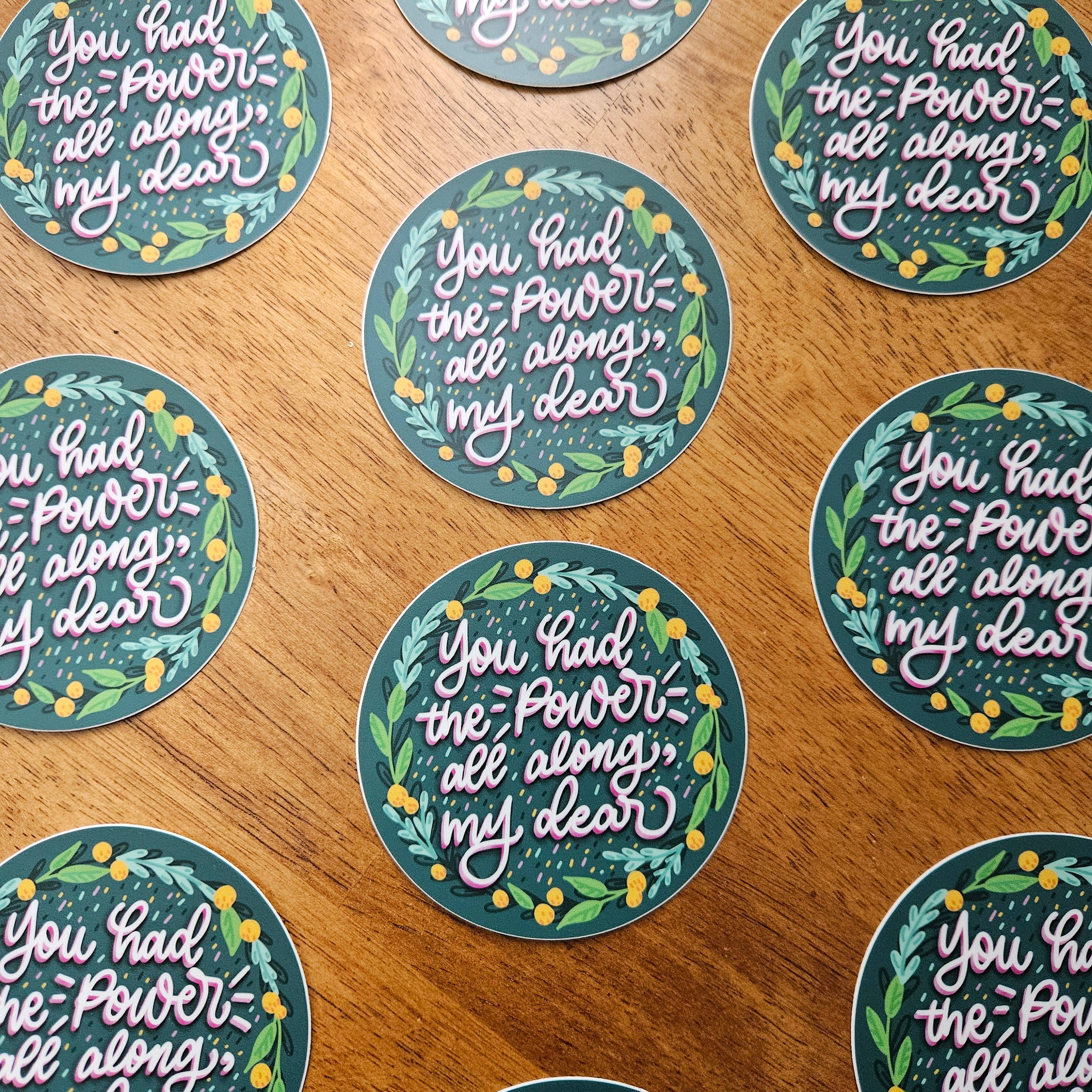 Nerd Lady Designs - Wholesale Sticker - The Power All Along Oz Sticker2