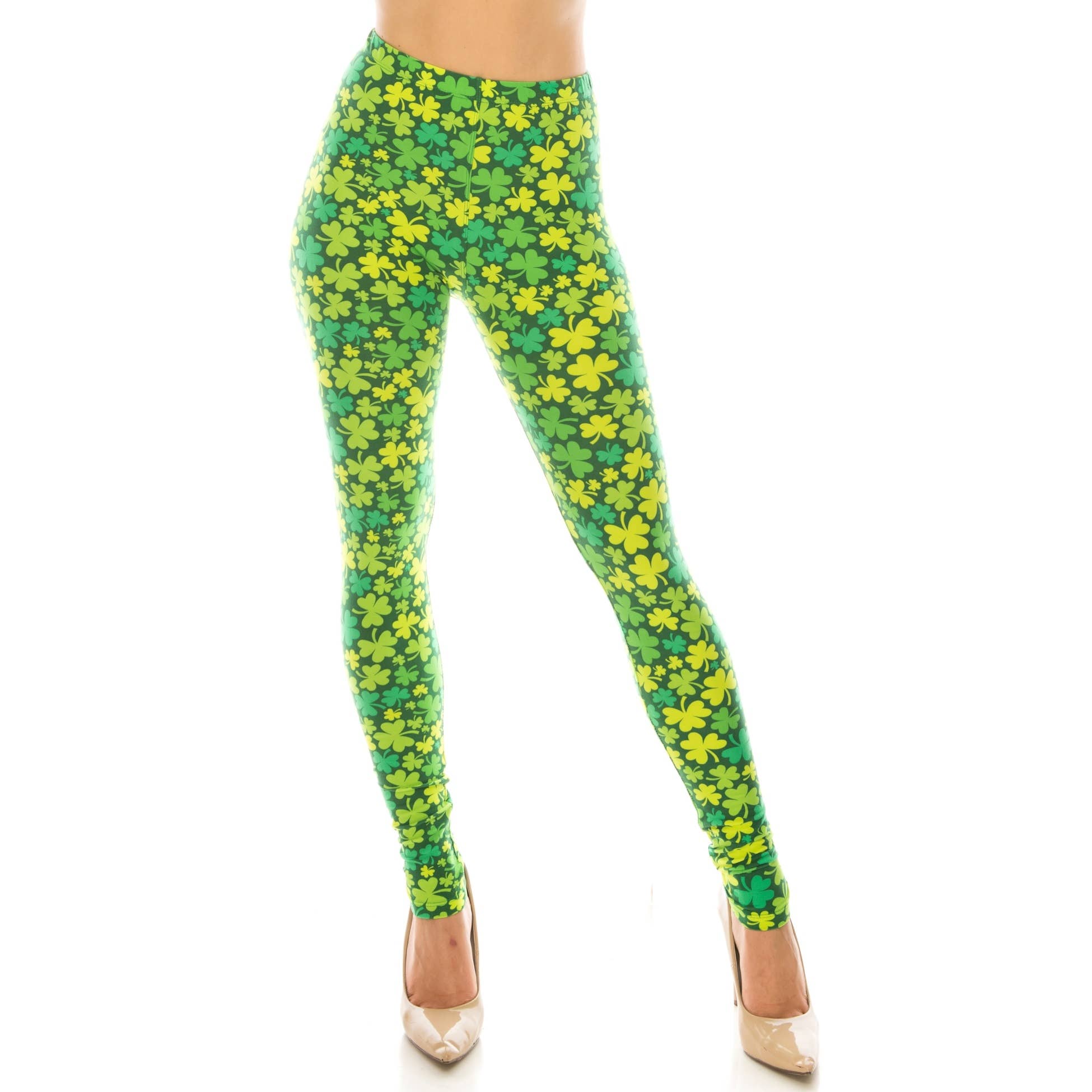 MULTI Women's Buttery Soft Fashion Leggings LDR-I104 for wholesale on Faire3