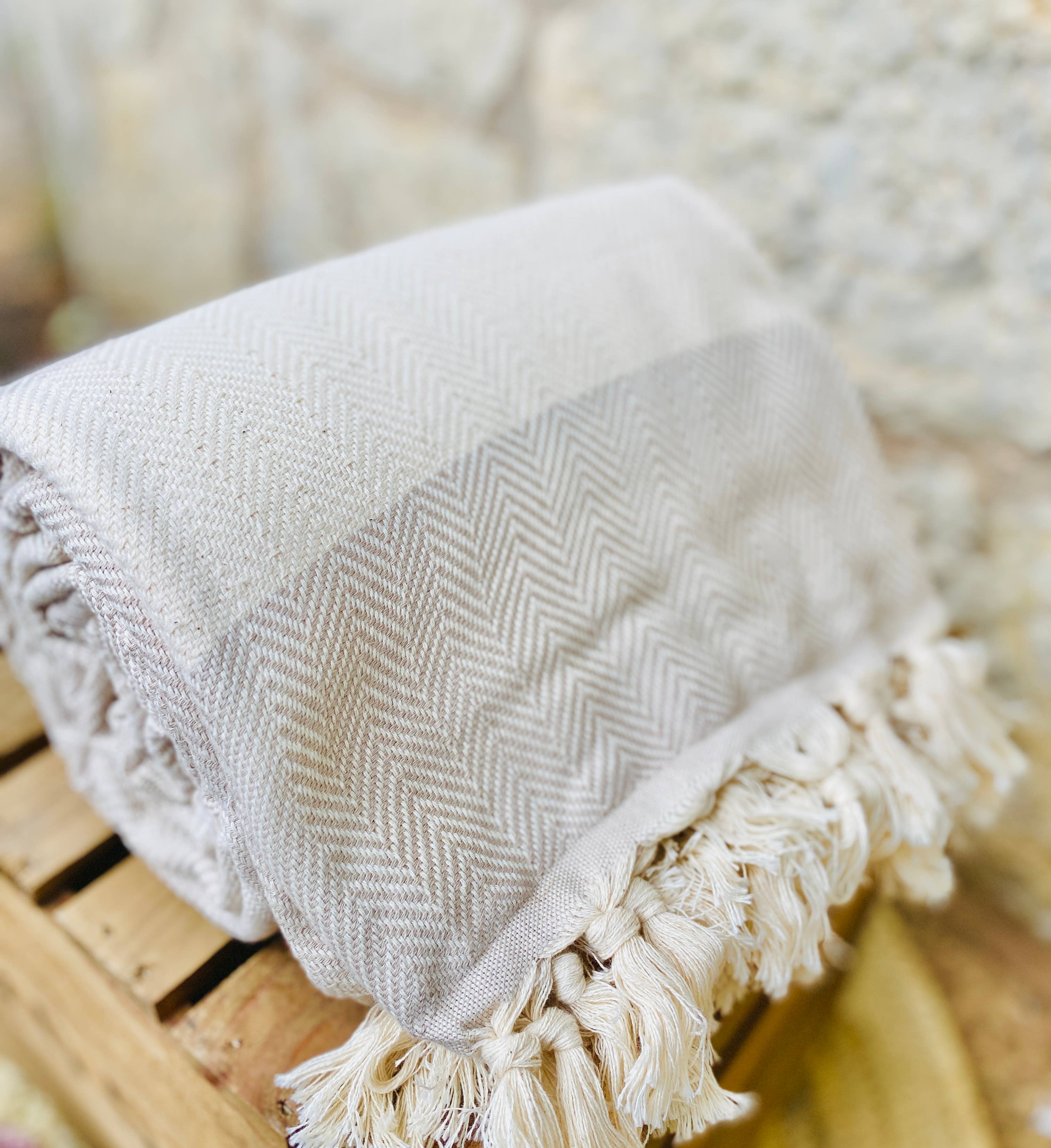 Maya Mallorca - Wholesale Throw Blanket - BLANKET OCEAN12