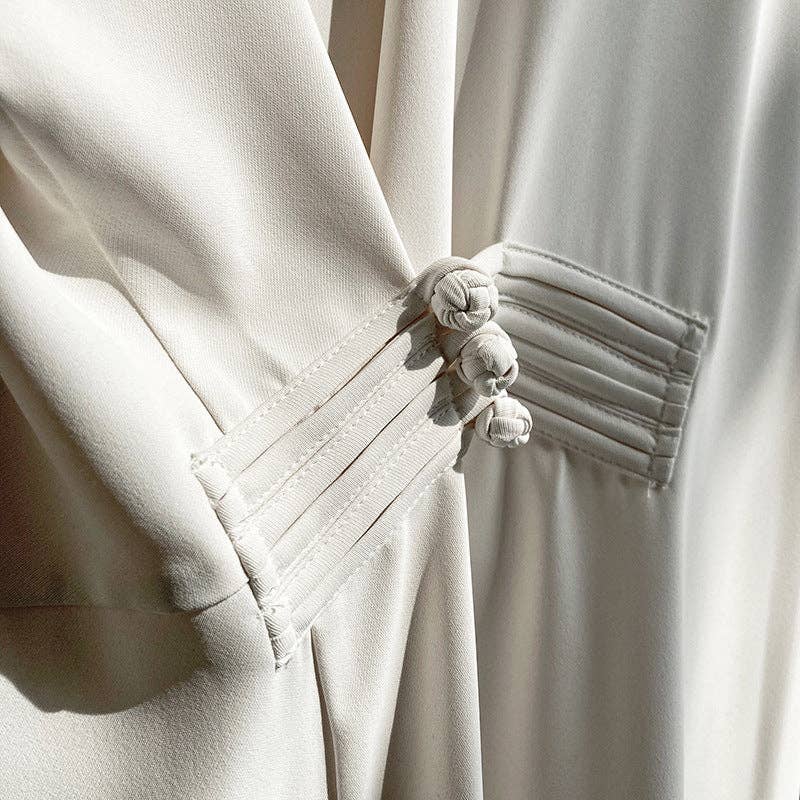 Marayn - Vente Robe – femme - 2025 NOUVELLE Robe Noeud Élégante Moderne Chic Touche Chinoise76