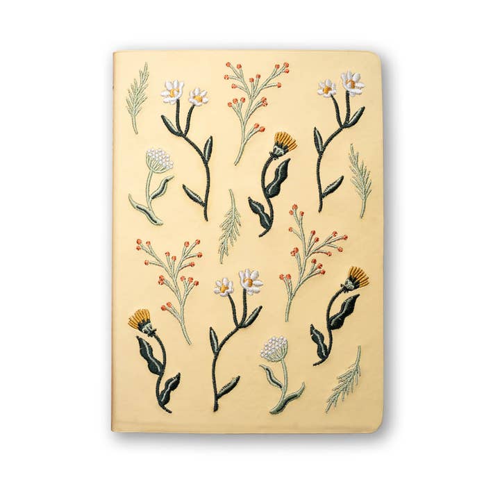 Autumn Garden Embroidered Journal Notebook pour la vente par Denik
