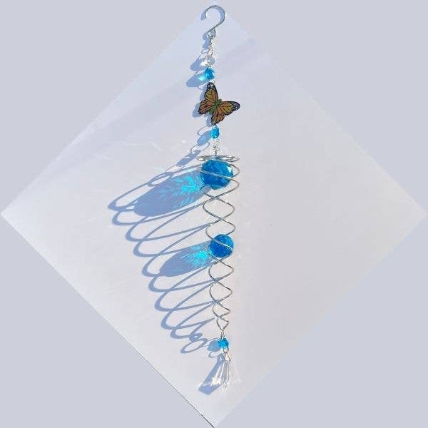 Gypsy Soul - Wholesale Wind Spinner - Stainless Steel Crystal Wind Spinners with Adorn Charms12