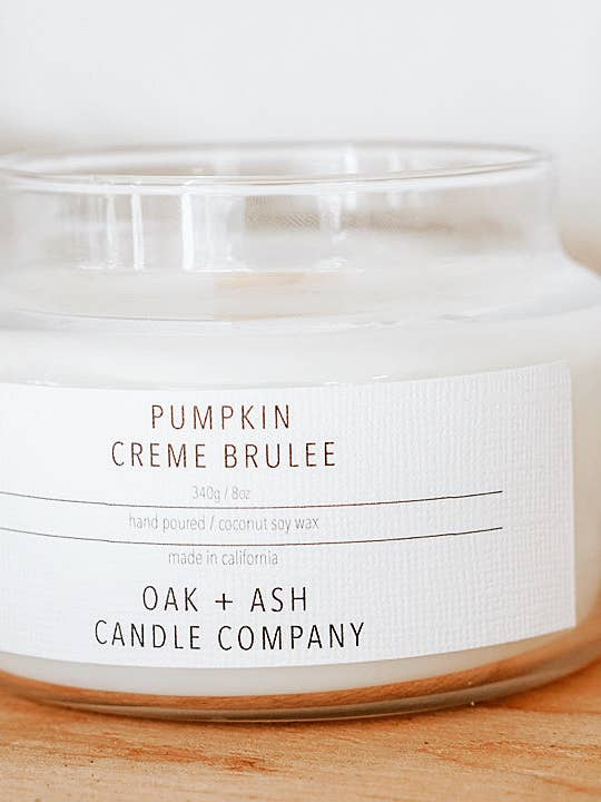 8oz Apothecary Candle for wholesale by Oak and Ash Candle Company