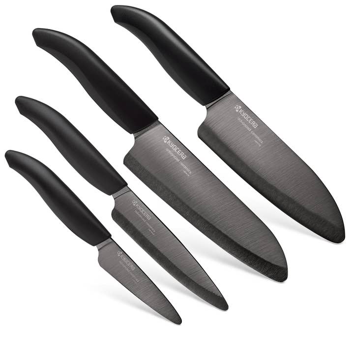 4 Piece Ceramic Knife Set - Black
for wholesale by Kyocera International, Inc.
