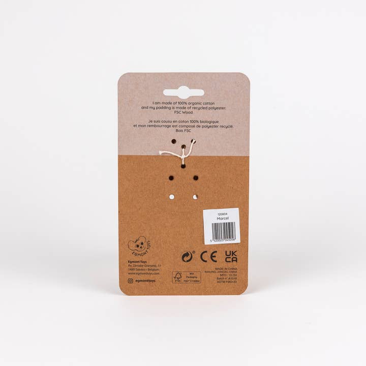 Egmont - Wholesale Handheld Rattle - Baby - Marcel Bear Wood Rattle8