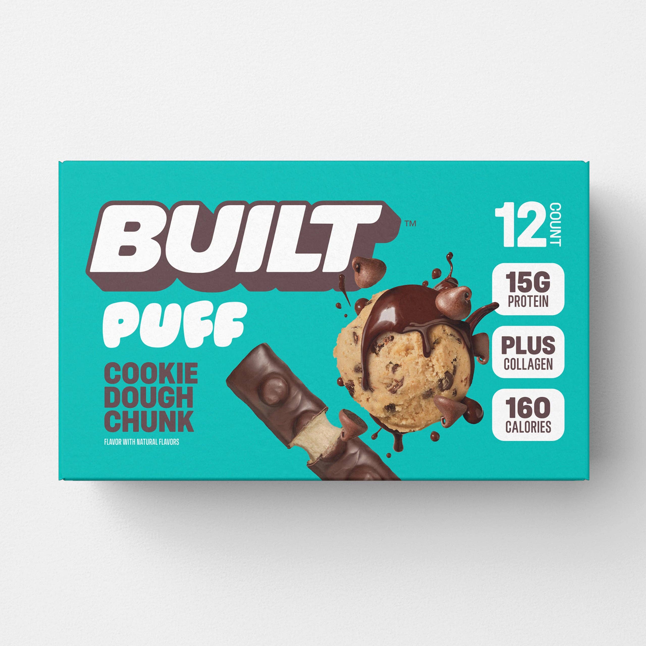 Built Bar - Wholesale Snack Bar - Cookie Dough Chunk Puff - 12ct.6