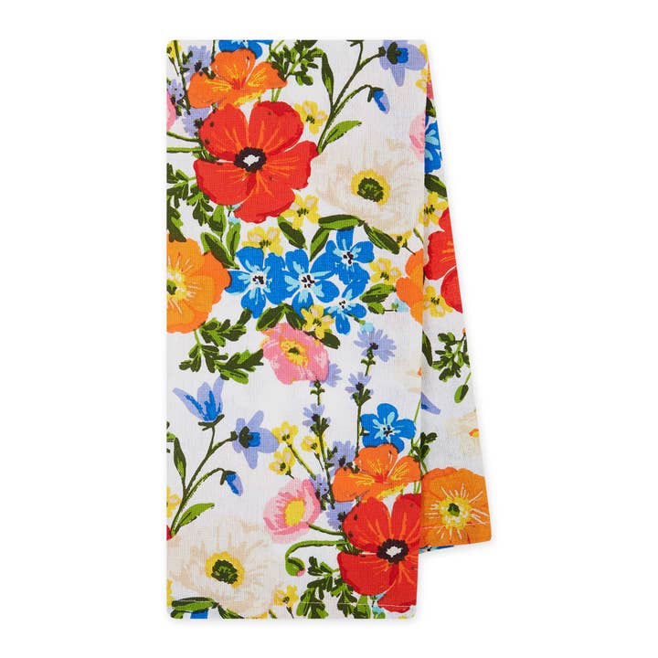Design Imports - Wholesale Tea Towel - Summer Meadow Assorted Dishtowels- PDQ