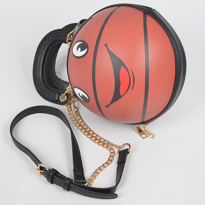 3AM BY H&D ACCESSORIES - Wholesale Crossbody Bag - Women's - Smile Top Handle Basket Ball Bag1