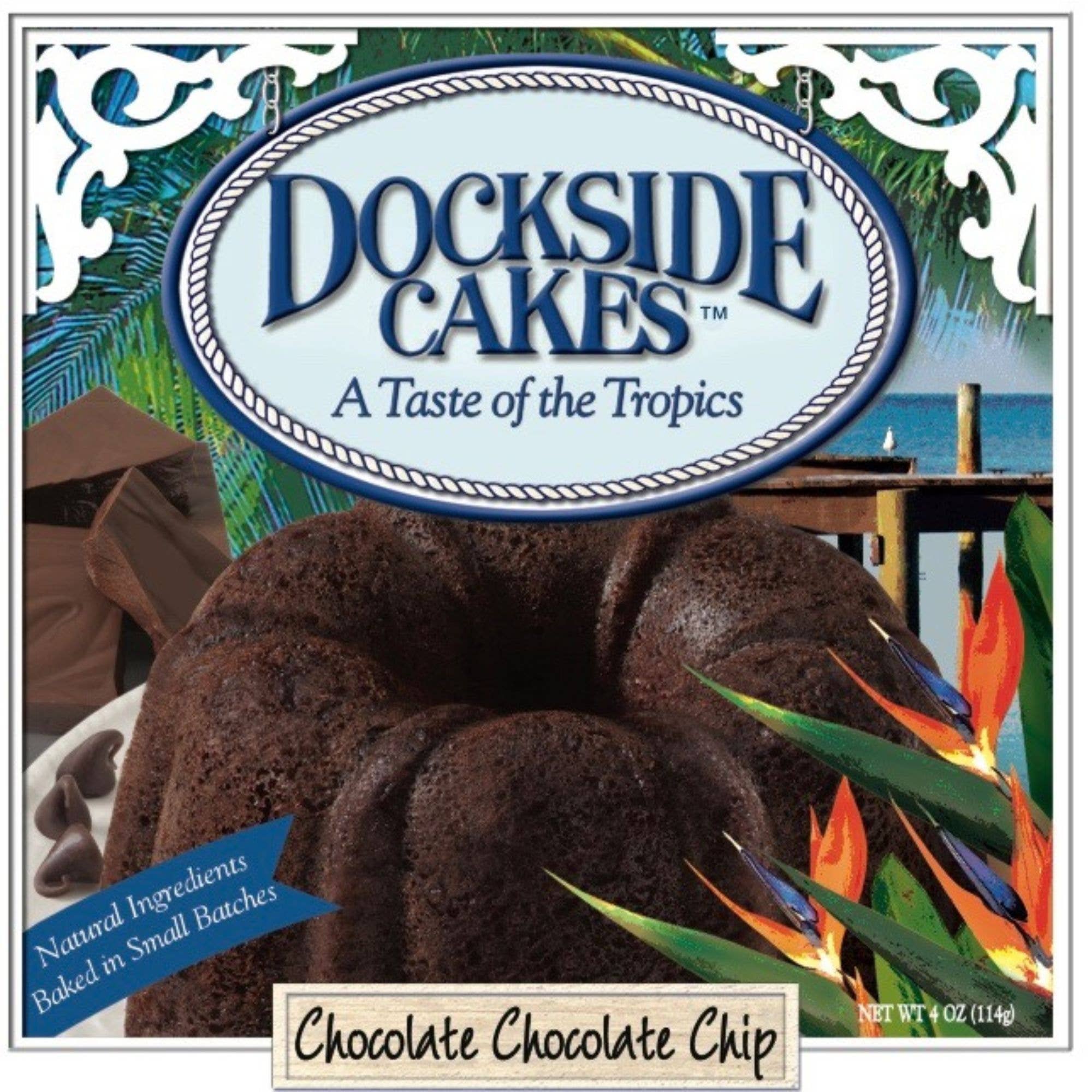 Dockside Market – Engroshandel Kage – Dockside Market-Dobbelt chokoladechip Mini bundt-4oz4
