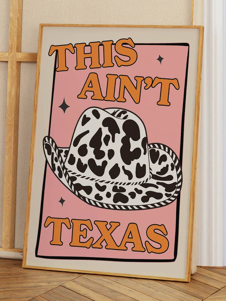 Dette er ikke Texas-tryk i lyserød for engroshandel hos SOFE Store