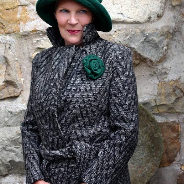 Cosy Fleece Hat with Detachable Flower for wholesale by Proppa Toppa Hats