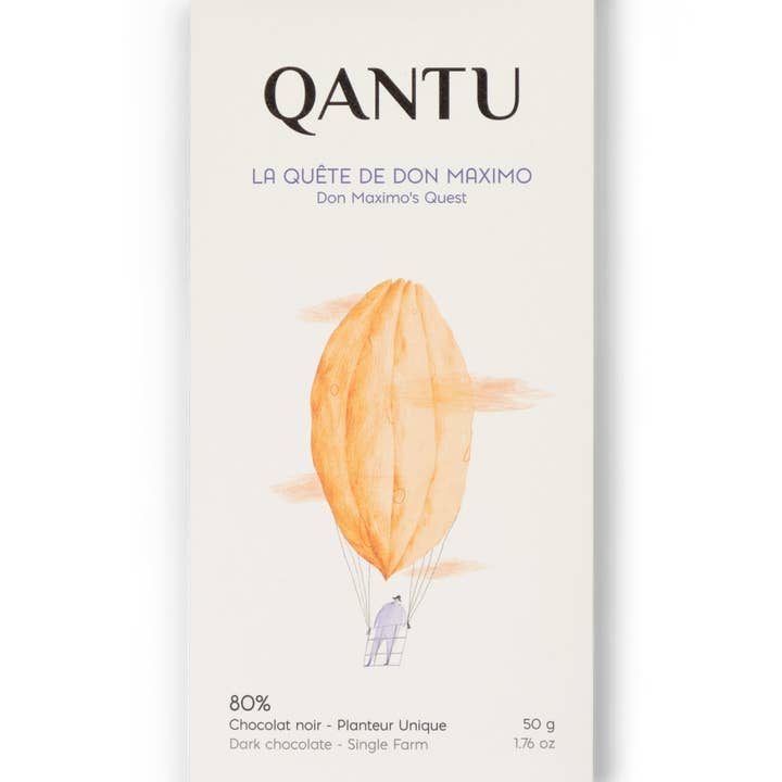 DARK CHOCOLATE 80% CACAO - DON MAXIMO for wholesale by Qantu