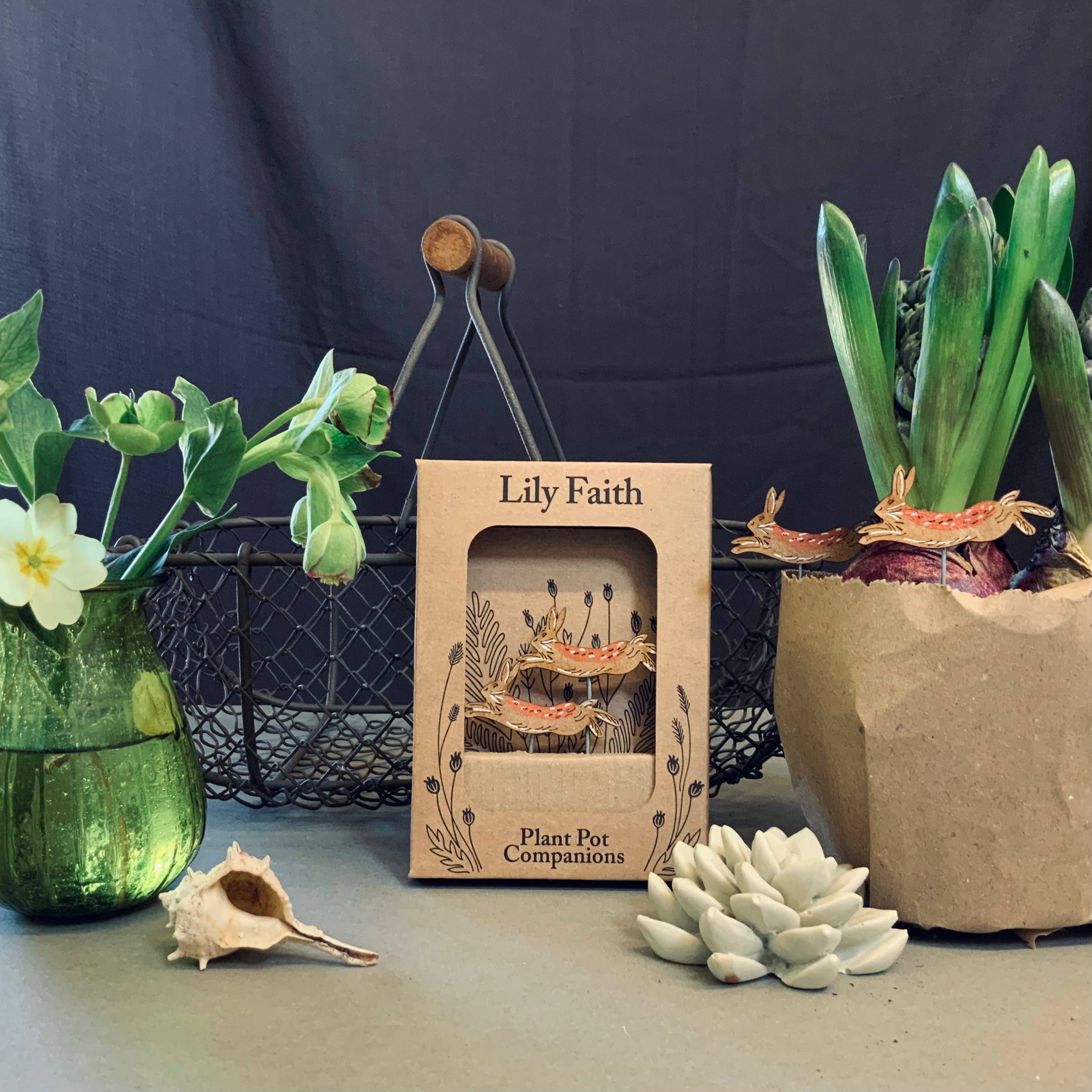 Lily Faith – wholesale Gräspiggar – Skogsdjur för blomkrukor från Lily Faith3