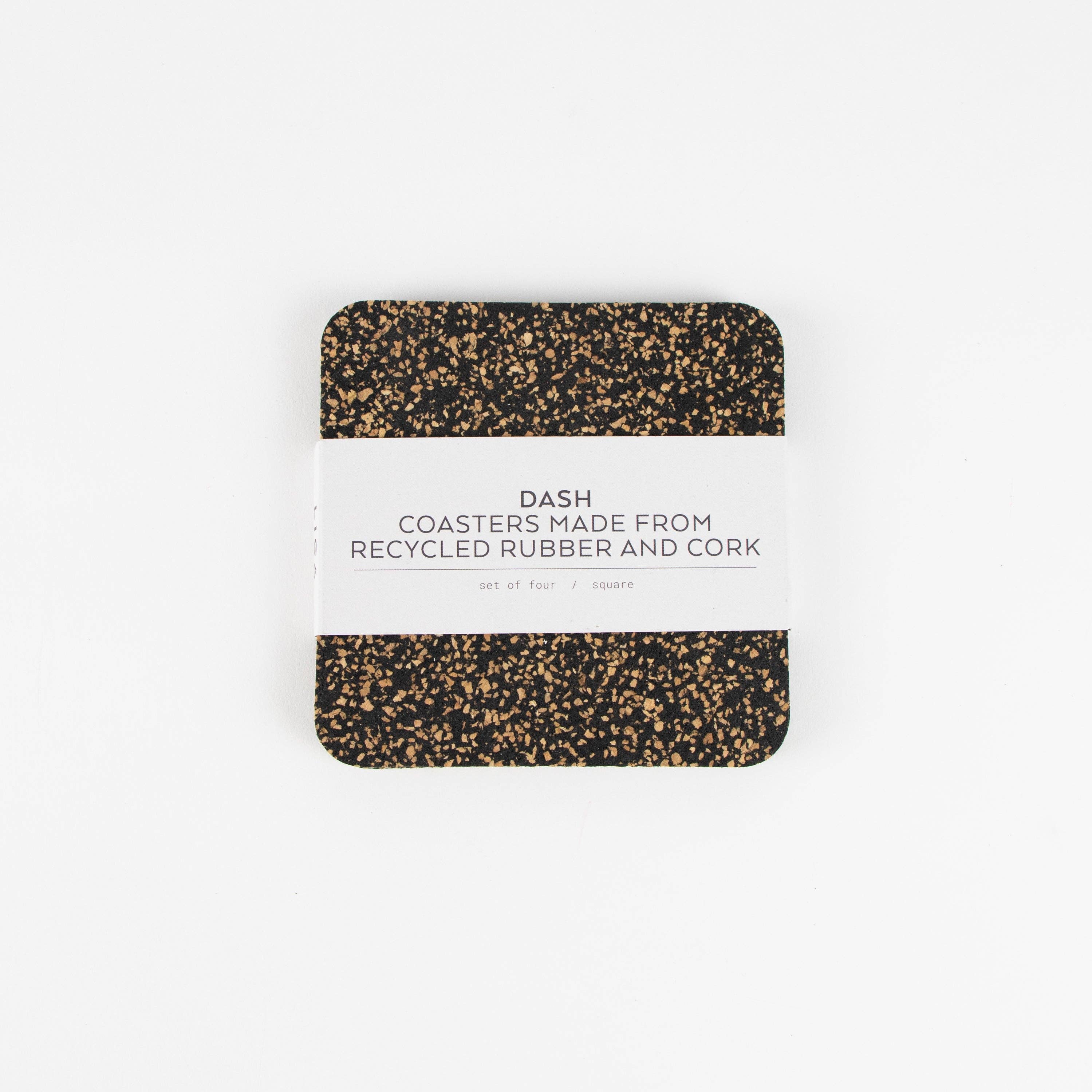 LIGA - Wholesale Coasters - Dash Recycled Rubber & Cork Coasters | Square5