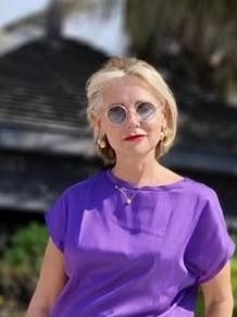 Blusa amplia CHOOSE PDS SS22 para venta al por mayor de FRANCESCAGERACI MADE IN ITALY