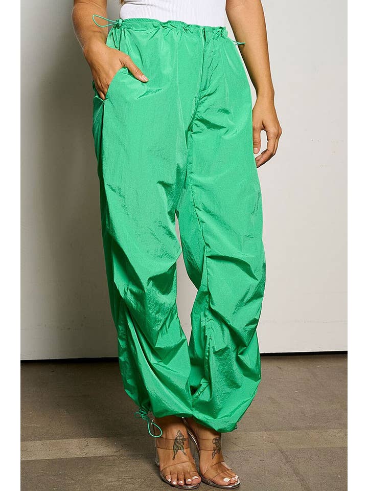 ROUSSEAU - Wholesale Pants - Women's - ELASTIC WAIST POCKETS JOGGER PANTS6