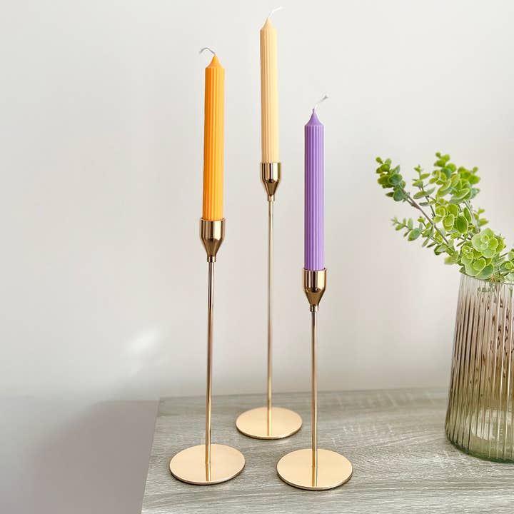 Eli and Things – wholesale Tapered candle/candlestick – Soy Dinner Candles - Candlesticks - Pastel Taper Candle