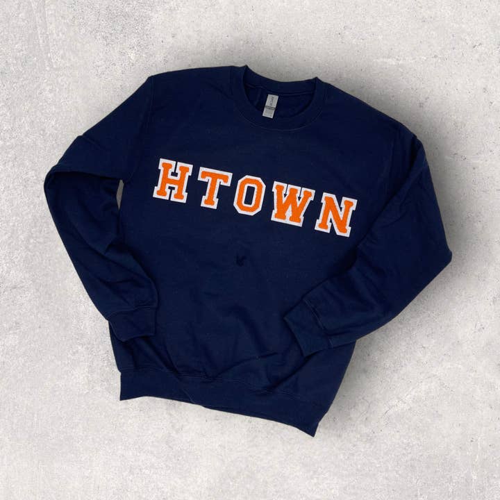 HTOWN Crewneck Sweater for wholesale by Bear Cub Leather Goods