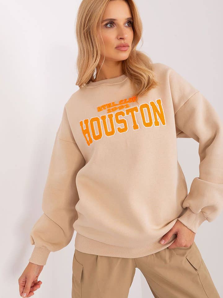 Lieber Deem Marktplatz - Wholesale Graphic Sweatshirt - Women's - Pullover Modell 206661 Fabrikpreis3