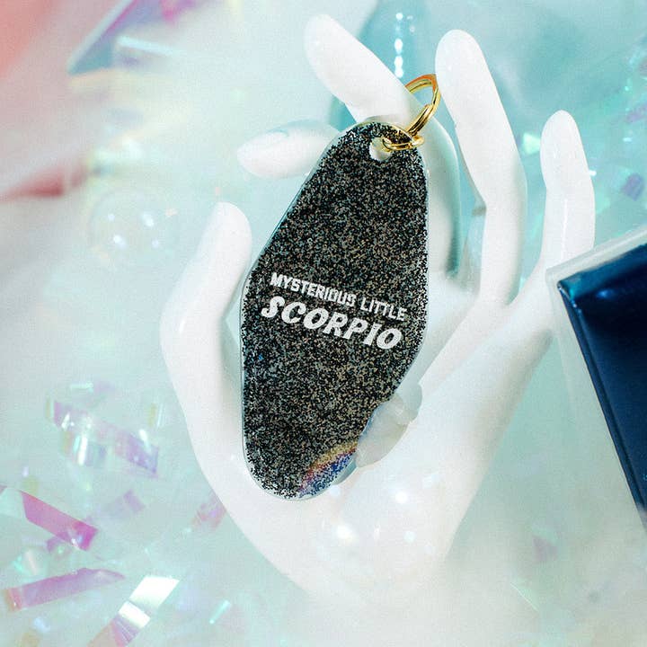 Golden Gems - Wholesale Keychain - Women's - Mysterious Little Scorpio - Motel Keychain1