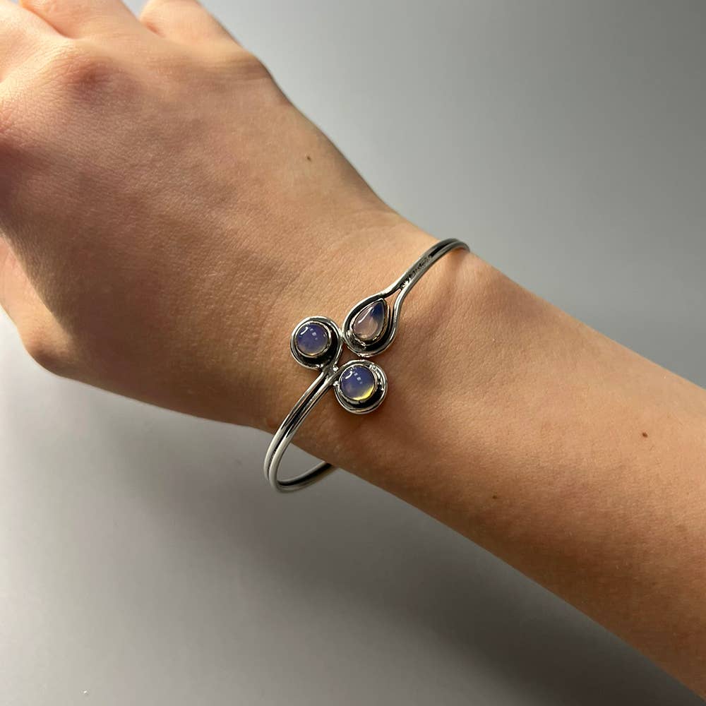 VIE - Wholesale Cuff Bracelet - Silver Plated Adjustable Cuff Bangle57