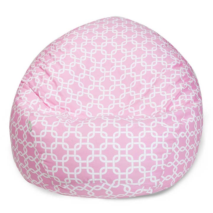 Puf pequeño Majestic Home Goods Soft Pink Links para venta al por mayor de Majestic Home Goods