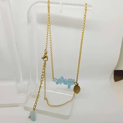 Collier Mila - Bleu pour la vente par Yellow CREATION