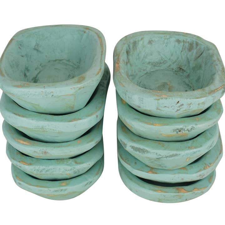 My Amigos Imports - Wholesale Candle Holder - Super Mini Dough Bowl-Candle Ready-5x7 in-Super Mini-Colors28