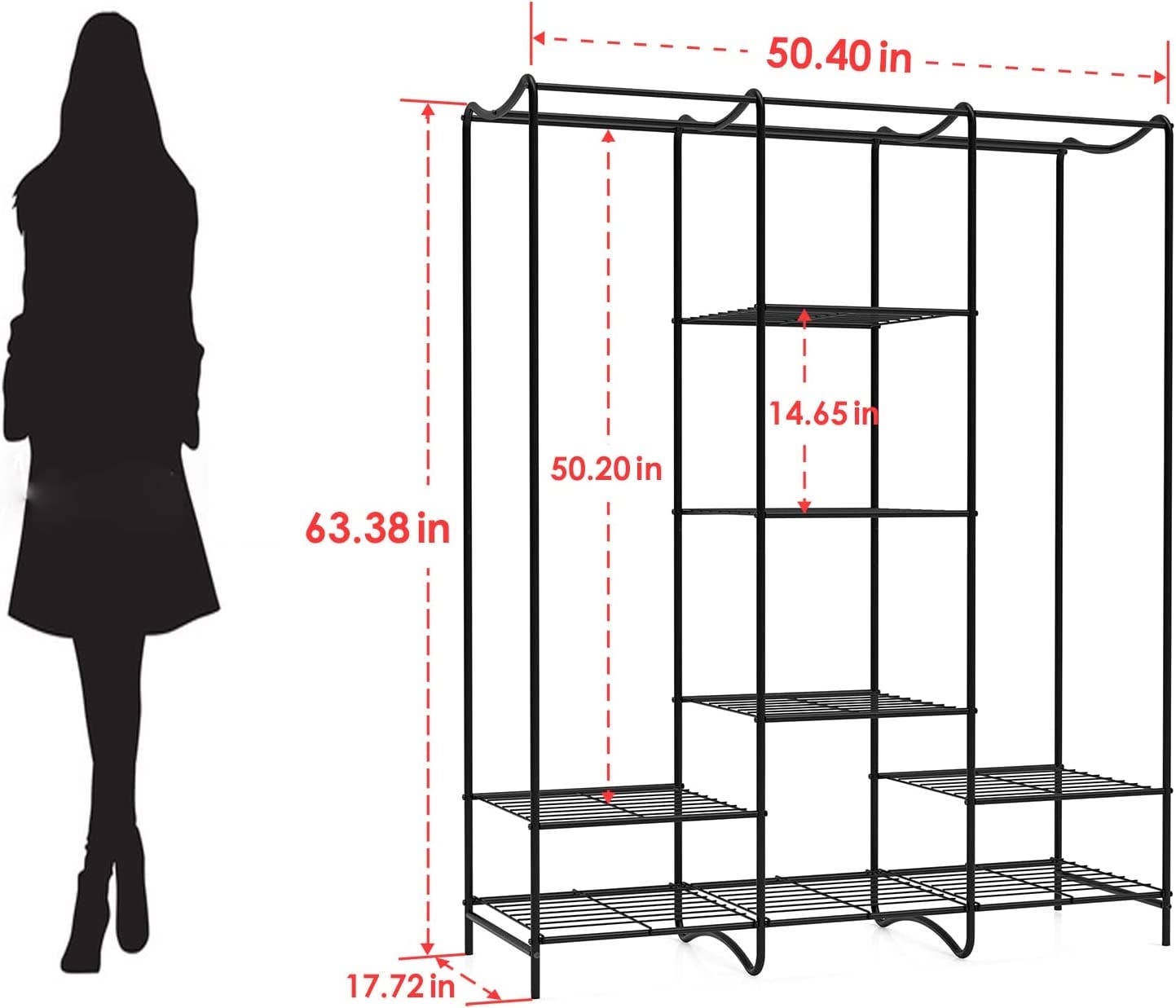 Above Edge - Wholesale Coat Rack - Freestanding Garment Rack Hanging Clothes Rack Closet Organi1