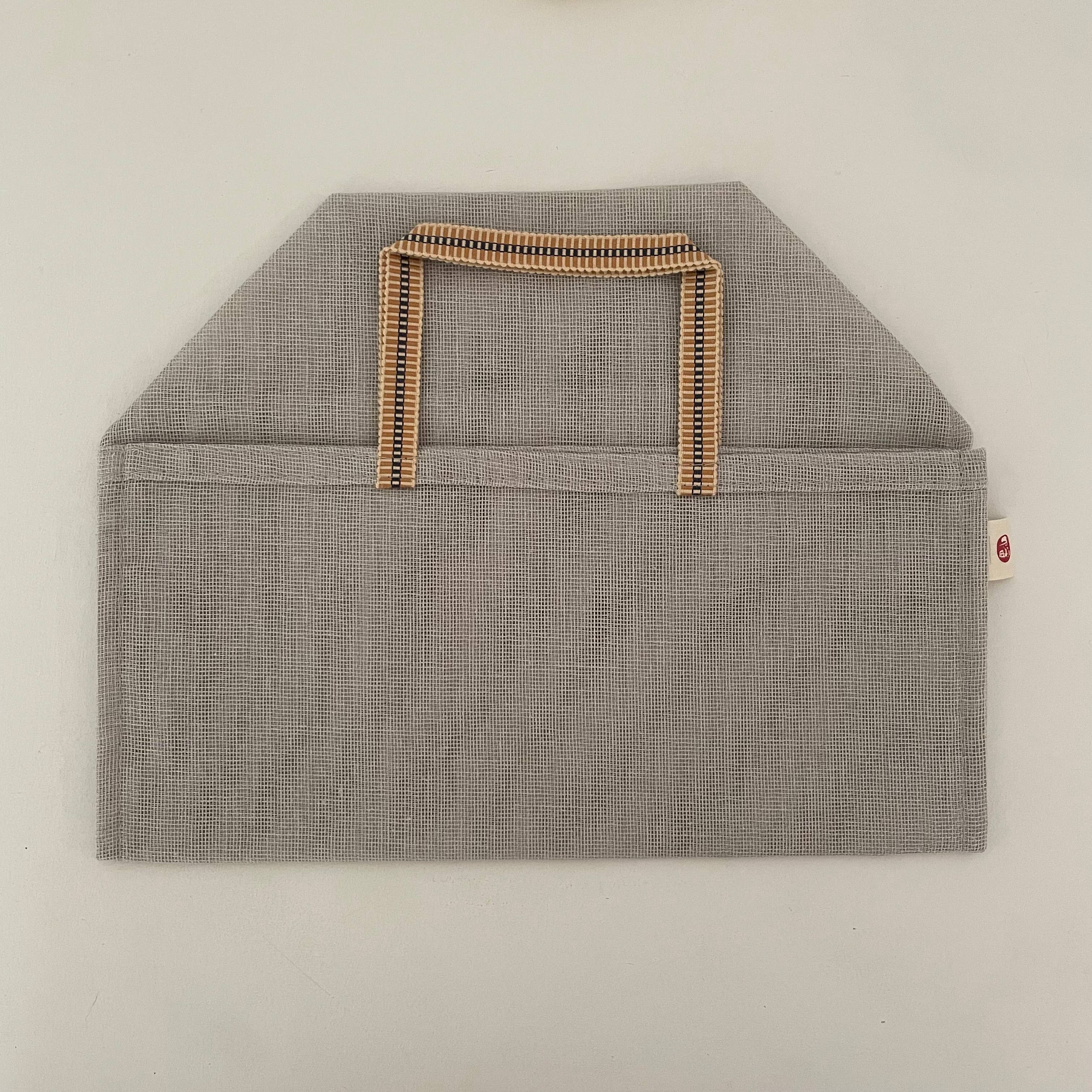 fort & field - Wholesale Grocery/Shopping Bag - 100% cotton gauze net eco produce bags with handle - XLarge1