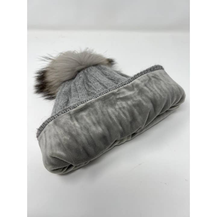 FanakoStudioNYC - Wholesale Beanie - Women's - New, Cashmere Beanie Hat For Winter, Angora Fur Beanie, Fox Fur Pompom.christmas Gift8