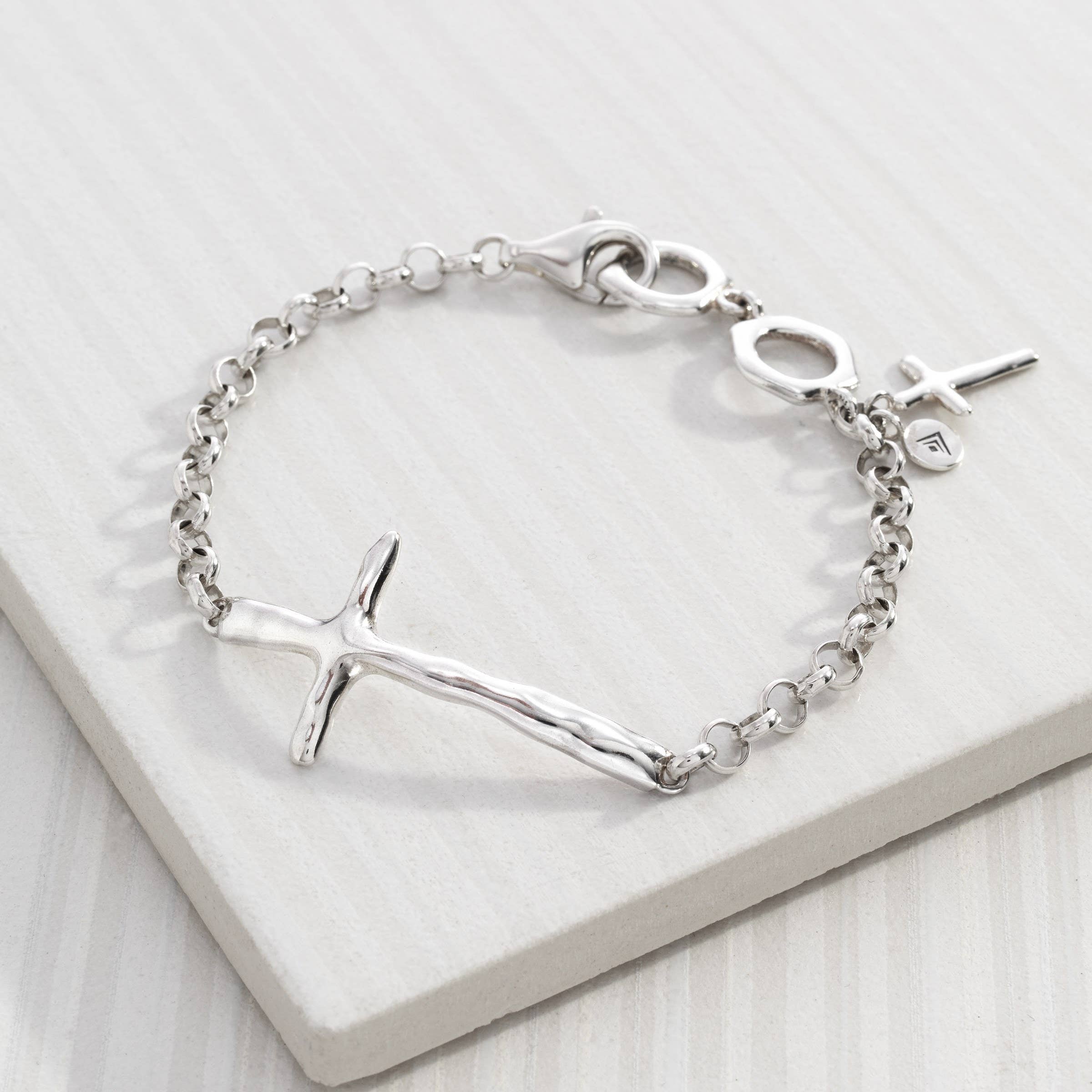 Silpada - Wholesale Charm/Dangle Bracelet - Silpada 'In Good Faith' Cross Bracelet in Sterling Silver6