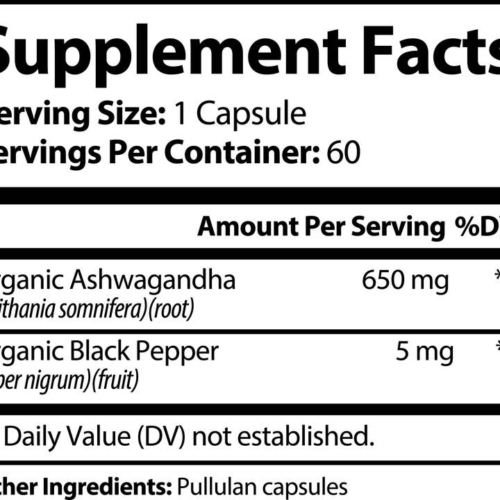 1V Health - Wholesale Oral Supplement/Vitamin - Ashwagandha5