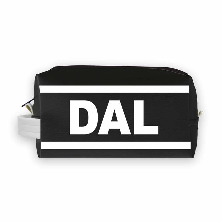 Borsa da toilette dal (Dallas) City Abbreviation Travel Dopp Kit per la vendita all'ingrosso da parte di Anne Cate