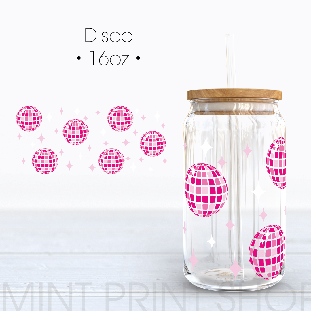 Mint Print Shop & Co - Wholesale Sublimation Transfer - Disco | UV DTF Cup Wrap0