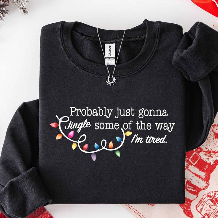 DLT Ecommerce - Wholesale T-Shirt (Graphic) - Women's - Funny Holiday Shirt ,Christmas Jingle Song Sweatshirt0