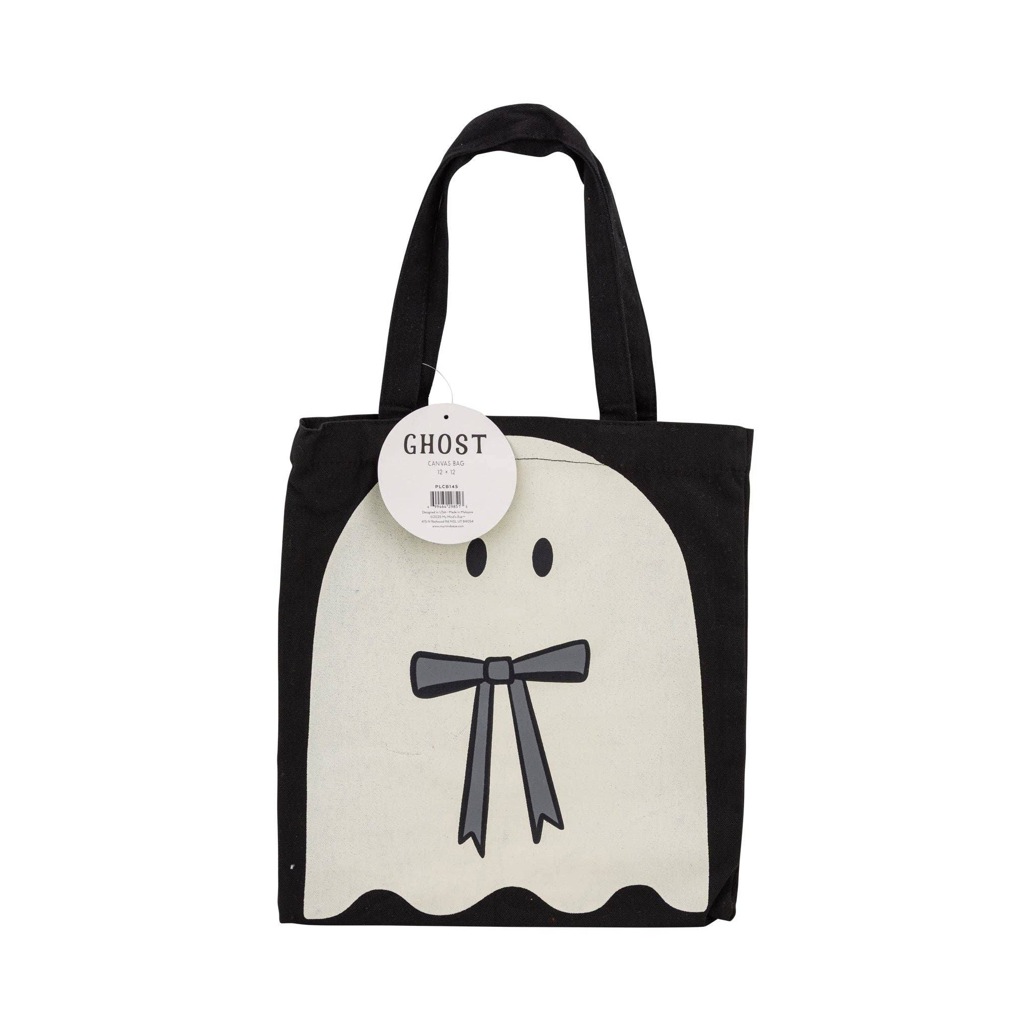 My Mind’s Eye - Vente Tote bag – femme - PLCB145 - Sac en toile Bow Ghost 12x12 pouces1