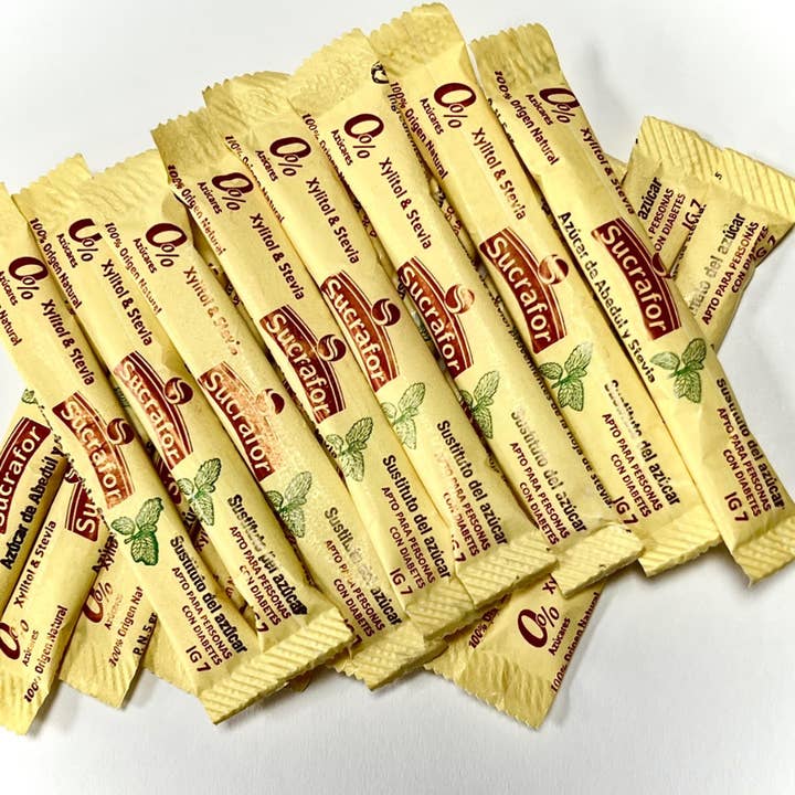 Sucrafor - Wholesale Sugar/Sweetener - Birch Sugar Sachets (Xylitol and Stevia) 100% Natural1