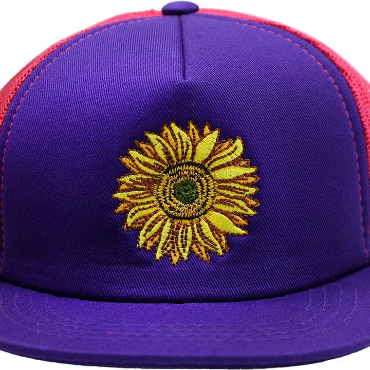 Kids Flat Bill Cap - Sunflower for wholesale by East Texas Sales & Service