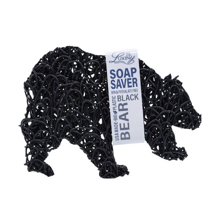 Luxiny Products - Luxurious Bath and Body - Wholesale Bath Soap Dish - Soap Saver | Black Bear | Soap Rest | eco-friendly0