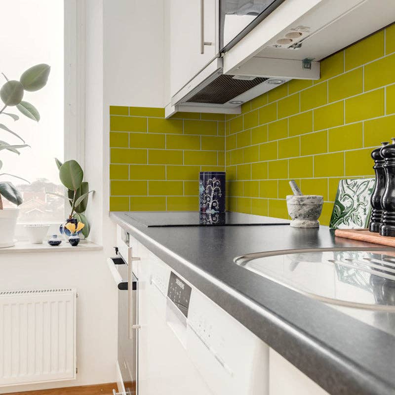 WS Tiles - Vente Carrelages muraux - Carreau de mosaïque en verre de 3" x 6", dosseret pour cuisine et salle de bain - 5 pieds carrés par carton109