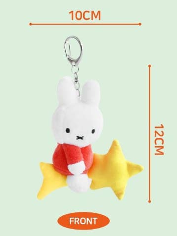 K-Wonderland – Porta-chaves - Mulher por atacado – Reabastecimento! Porta-chaves de Peluche Miffy Dream Series - 12cm4