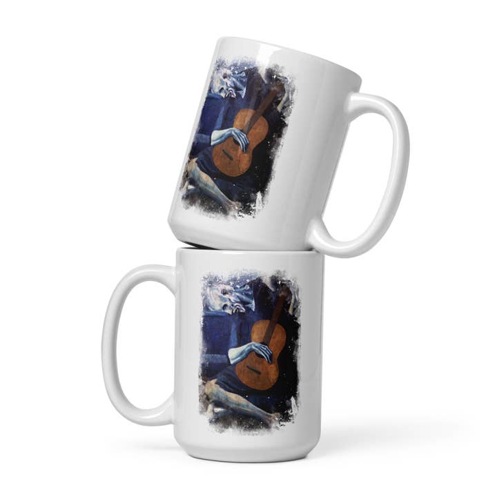 Art-O-Rama Shop - Wholesale Coffee Mug - Picasso - The Old Guitarist Artwork Mug1