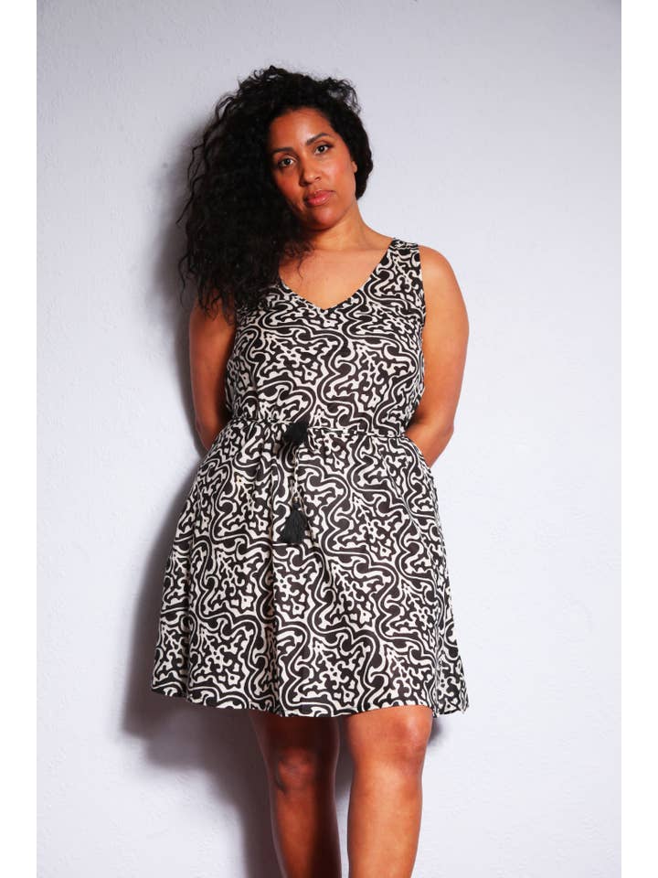 Emma's Emporium – wholesale Dress – Women's – SS005 Cotton Bias Cut Dress1